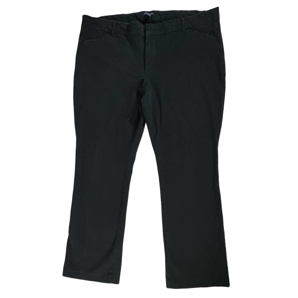 Gap Factory Women’s Black Pants Size 20R (approx 40x30) Slim City Bootcut